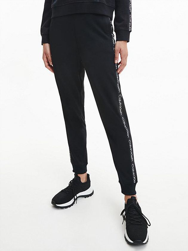 Calvin Klein USA Fleece Womens Joggers Black 0279183-XZ